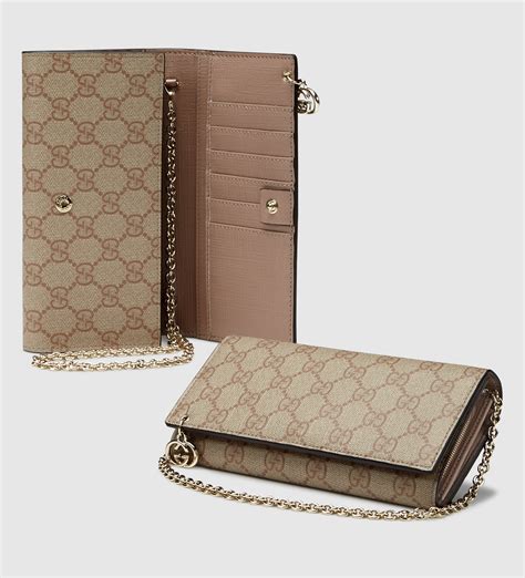 gucci wallet women white|gucci white wallet on chain.